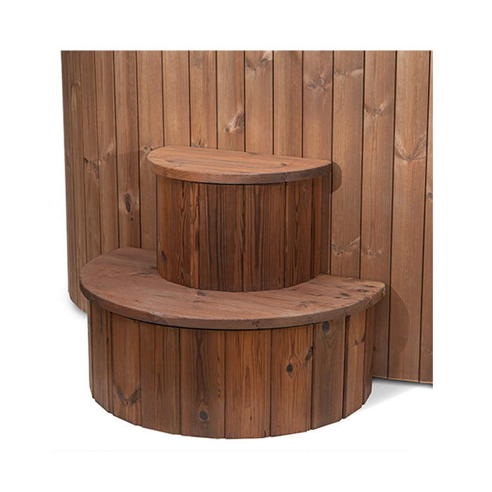 SaunaLife 2-Person Cold Plunge Tub with Integrated Chiller and Heater System (Model S2NC/BC)