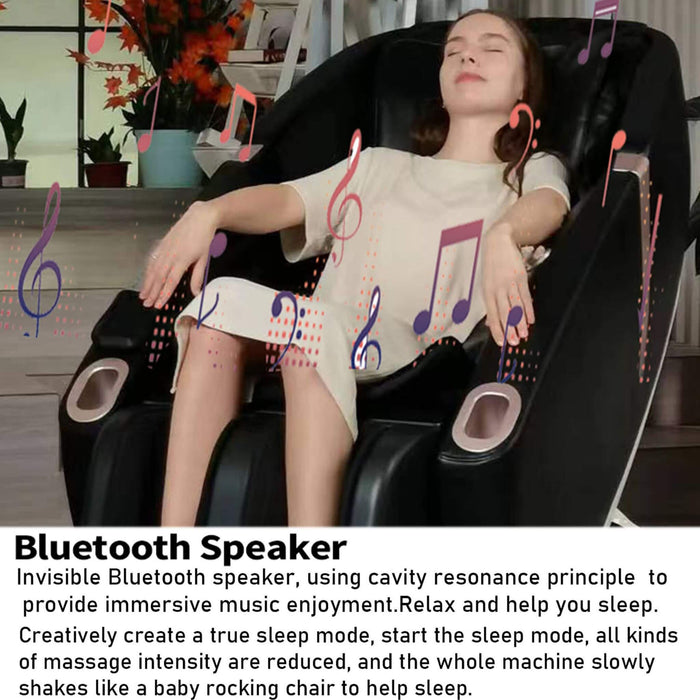 Rovix Premium Zero Gravity Full Body Massage Chair with Auto Body Scan and L-Track