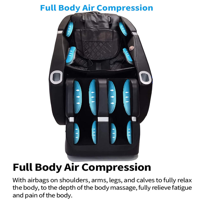 Rovix Premium Zero Gravity Full Body Massage Chair with Auto Body Scan and L-Track