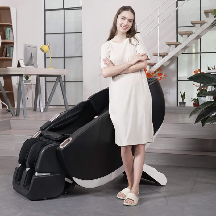 Rovix Premium Zero Gravity Full Body Massage Chair with Auto Body Scan and L-Track
