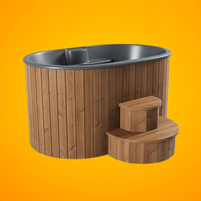 SaunaLife 2-Person Hot & Cold Immersion Tub (Model S2N/B)